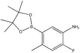 2-fluoro-4-methyl-5-(4,4,5,5-tetramethyl-1,3,2-dioxaborolan-2-yl)benzenamine CAS#: 1012880-11-3