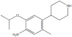 2-isopropoxy-5-Methyl-4-(piperidin-4-yl)benzenaMine CAS#: 1035230-24-0