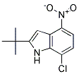 2-tert-Butyl-7-chloro-4-nitroindole CAS#: 1000018-53-0