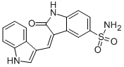 2,3-Dihydro-3-(1H-indol-3-ylmethylene)-2-oxo-1H-indole-5-sulfonamide CAS#: 181223-16-5