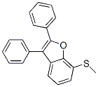 2,3-Diphenyl-7-methylthiobenzofuran CAS#: 197588-27-5
