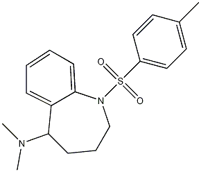 2,3,4,5-Tetrahydro-N,N-dimethyl-1-[(4-methylphenyl)sulfonyl]-1H-1-benzazepin-5-amine CAS#: 181210-18-4