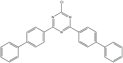2,4-Bis([1,1'-biphenyl]-4-yl)-6-chloro-1,3,5-triazine CAS#: 182918-13-4