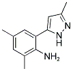 2,4-DIMETHYL-6-(5-METHYL-2H-PYRAZOL-3-YL)-PHENYLAMINE CAS#: 1030618-76-8