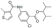2,4-dimethylpentan-3-yl 2-chloro-5-[(2-methylthiophene-3-carbonyl)amin o]benzoate CAS#: 191984-60-8