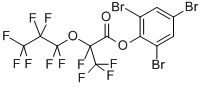 2,4,6-TRIBROMOPHENYL PERFLUORO(2-METHYL-3-OXAHEXANOATE) CAS#: 189575-10-8