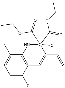 2,5-DICHLORO-8-METHYL-3-(2,2-DIETHOXYCARBONYL)VINYLQUINOLINE CAS#: 1031929-00-6