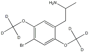 2,5-(Dimethoxy-d6)-4-bromoamphetamine CAS#: 1021684-64-9