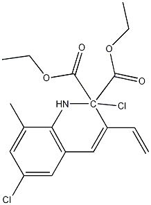 2,6-DICHLORO-8-METHYL-3-(2,2-DIETHOXYCARBONYL)VINYLQUINOLINE CAS#: 1031929-03-9