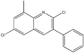 2,6-DICHLORO-8-METHYL-3-PHENYLQUINOLINE CAS#: 1031928-00-3