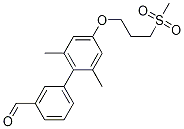 2',6'-diMethyl-4'-(3-(Methylsulfonyl)propoxy)biphenyl-3-carbaldehyde CAS#: 1000413-84-2