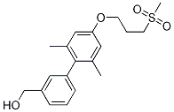 (2',6'-diMethyl-4'-(3-(Methylsulfonyl)propoxy)biphenyl-3-yl)Methanol CAS#: 1000413-85-3