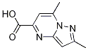 2,7-DIMETHYLPYRAZOLO[1,5-A]PYRIMIDINE-5-CARBOXYLIC ACID CAS#: 1015846-86-2