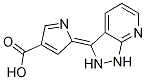 (2E)-2-(1,2-Dihydro-3H-pyrazolo[3,4-b]pyridin-3-ylidene)-2H-pyrrole-4-carboxylic acid CAS#: 1027274-36-7