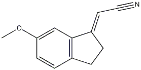 (2E)-2-(2,3-Dihydro-6-methoxy-1H-inden-1-ylidene)acetonitrile CAS#: 187871-98-3