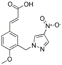 (2E)-3-(4-METHOXY-3-[(4-NITRO-1H-PYRAZOL-1-YL)METHYL]PHENYL)-2-PROPENOIC ACID CAS#: 1025153-76-7