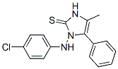 2H-Imidazole-2-thione, 1-[(4-chlorophenyl)amino]-1,3-dihydro-4-methyl-5-phenyl- CAS#: 191349-41-4