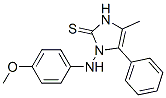 2H-Imidazole-2-thione, 1,3-dihydro-1-[(4-methoxyphenyl)amino]-4-methyl-5-phenyl- CAS#: 191349-37-8
