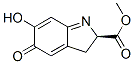 2H-Indole-2-carboxylic acid, 3,5-dihydro-6-hydroxy-5-oxo-, methyl ester, (R)- (9CI) CAS#: 195058-98-1