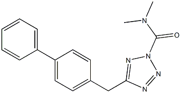2H-Tetrazole-2-carboxaMide, 5-([1,1'-biphenyl]-4-ylMethyl)-N,N-diMethyl- CAS#: 1010096-65-7