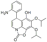 2H,6H-Oxazolo[5,4,3-ij]quinolin-2-one,  6-(2-aminophenyl)-7-hydroxy-8,9-bis(1-methylethoxy)- CAS#: 188825-10-7