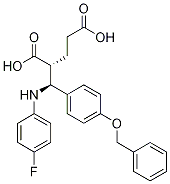 (2R)-2-[(S)-[(4-Fluorophenyl)aMino][4-(phenylMethoxy)phenyl]Methyl]pentanedioic Acid CAS#: 1013025-04-1