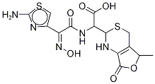 2(R)-2-[(Z)-2-(Aminothiazol-4-yl)-2-(hydroxyimino)acetamido)]-2-[(2RS,5RS)-5-methyl-7-oxo-2,4,5,7-tetrahydro-1H-furo[3,4-d][1,3]thiazin-2-yl]acetic Ac CAS#: 178422-45-2