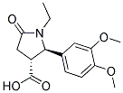(2R,3R)-2-(3,4-DIMETHOXY-PHENYL)-1-ETHYL-5-OXO-PYRROLIDINE-3-CARBOXYLIC ACID CAS#: 1071536-21-4