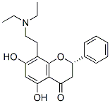 (2S)-8-(2-diethylaminoethyl)-5,7-dihydroxy-2-phenyl-chroman-4-one CAS#: 183051-60-7