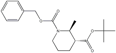 (2S,3R)-benzyl 3-(tert-butoxycarbonyl)-2-methylpiperidine-1-carboxylate CAS#: 1044563-67-8