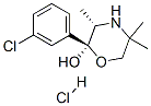 (2S,3S)-2-(3-CHLORO-PHENYL)-3,5,5-TRIMETHYL-MORPHOLIN-2-OL HYDROCHLORIDE CAS#: 192374-14-4