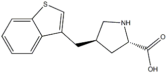 (2S,4R)-4-(benzo[b]thiophen-3-ylMethyl)pyrrolidine-2-carboxylic acid CAS#: 1049983-80-3