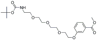 3-(11-BOC-AMINO-3,6,9-TRIOXAUNDECANOXY)BENZOIC ACID METHYL ESTER CAS#: 1076199-20-6