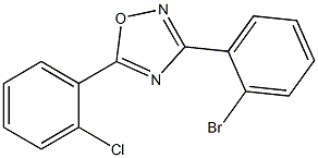 3-(2-BroMophenyl)-5-(2-chlorophenyl)-1,2,4-oxadiazole CAS#: 1000339-28-5