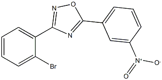3-(2-BroMophenyl)-5-(3-nitrophenyl)-1,2,4-oxadiazole CAS#: 1000339-27-4
