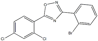 3-(2-Bromophenyl)-5-(2,4-dichlorophenyl)-1,2,4-oxadiazole CAS#: 1000339-26-3