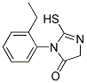3-(2-ETHYL-PHENYL)-2-MERCAPTO-3,5-DIHYDRO-IMIDAZOL-4-ONE CAS#: 186822-57-1