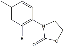 3-(2-bromo-4-methylphenyl)-1,3-oxazolidin-2-one(SALTDATA: FREE) CAS#: 1060817-68-6