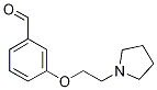 3-[2-(pyrrolidin-1-yl)ethoxy]benzaldehyde CAS#: 186190-91-0