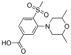 3-(2,6-Dimethylmorpholin-4-yl)-4-methylsulfonylbenzoicacid CAS#: 1000018-49-4