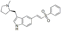3-[((2R)-1-METHYLPYRROLIDIN-2-YL)METHYL]-5-[(E)-2-(PHENYLSULFONYL)VINYL]INDOLE CAS#: 180637-89-2