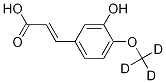 3-[3-Hydroxy-4-(Methoxy-d3)phenyl]-2-propenoic Acid CAS#: 1028203-97-5