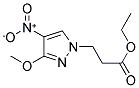 3-(3-METHOXY-4-NITRO-PYRAZOL-1-YL)-PROPIONIC ACID ETHYL ESTER CAS#: 1001500-79-3