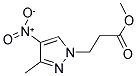 3-(3-METHYL-4-NITRO-PYRAZOL-1-YL)-PROPIONIC ACID METHYL ESTER CAS#: 1001499-99-5
