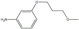 3-(3-Methoxypropoxy)benzenamine CAS#: 1023277-27-1