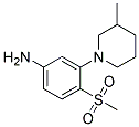 3-(3-Methylpiperidin-1-yl)-4-methylsulfonylaniline CAS#: 1000018-39-2