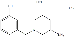 3-[(3-amino-1-piperidinyl)methyl]phenol(SALTDATA: 2HCl) CAS#: 1044766-89-3