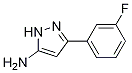 3-(3-fluorophenyl)-1H-pyrazol-5-amine CAS#: 1028842-99-0