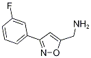 {[3-(3-fluorophenyl)isoxazol-5-yl]methyl}amine CAS#: 1033693-12-7
