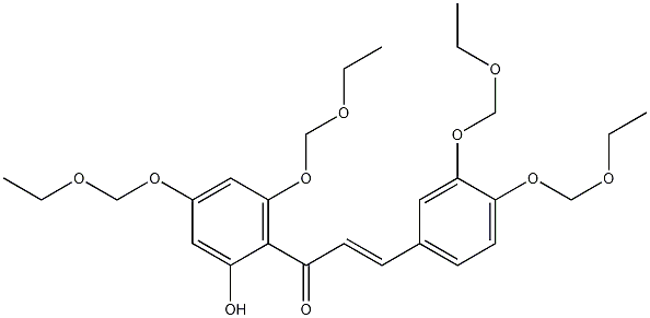 3-[3,4-Bis(ethoxymethoxy)phenyl]-1-[2-hydroxy-4,6-bis(ethoxymethoxy)phenyl]-2-propen-1-one CAS#: 1076199-11-5